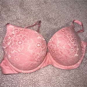 aerie Pink Lace Push-Up Bra